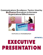 Communication Excellence: Tactics Used by BioPharma Executives to Increase Organizational Effectiveness