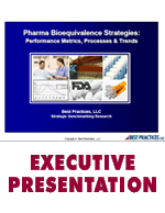 Pharma Bioequivalence Strategies: Performance Metrics, Processes & Trends
