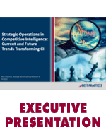 Strategic Operations in Competitive Intelligence