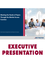 Meeting the Needs of Payers Through the Market Access Function