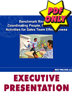Coordinating People, Resources and Activities for Sales Team Effectiveness