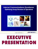 Internal Communications Excellence: Optimizing Group Structure & Operations
