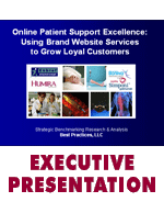 Online Patient Support Excellence: Using Brand Website Services to Grow Loyal Customers