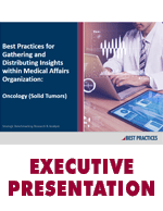 Best Practices for Gathering and Distributing Oncology (Solid Tumors) Medical Insights