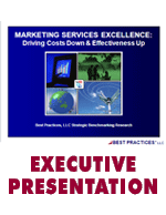 Marketing Services Excellence: Driving Costs Down & Effectiveness Up