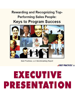 Rewarding & Recognizing Top-Performing Sales People
